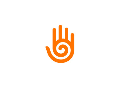 Creativehand creative design hand logo logotype mark