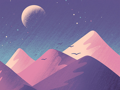 Mountain drawing with adobe illustrator 3d branding design icon illustration logo vector