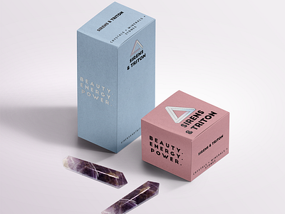 Healing Crystal Packaging boxes crystals ecommerce package package design packaging