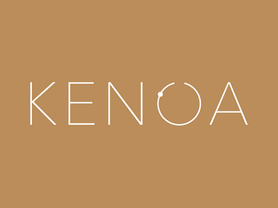Kenoa | Travel Agency Logo 2d agency brand branding clean design global international logo minimal modern travel