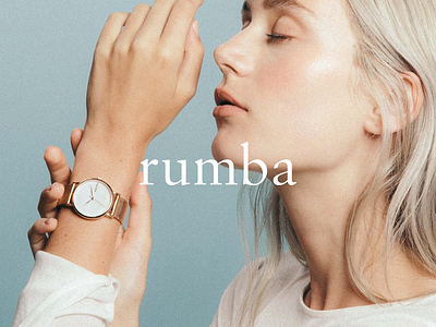 Rumba - Logo Redesign brand la logo modern ny redesign time watch