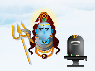 Maha Shivratri Festival | Lord Shiva Illustration Art design graphic design illustration ui ux vector