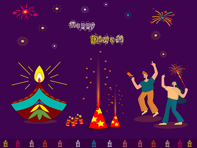 Happy Diwali Greetings design diwali diwali greetings diwali illustration diwali wishes graphic design happy diwali illustration typography vector vector design