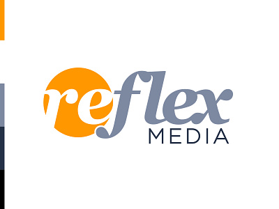 Reflex Logo design illustrator logo marketing pr reflex