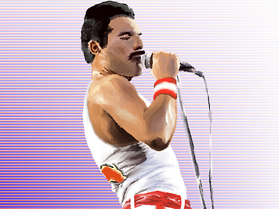 Illustration - Night at the Opera character digital digital painting freddy mercury illustration photoshop queen