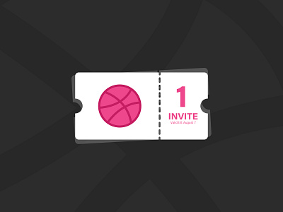 1 Dribbble Invites (COMPLETED) 1 invite dribble giveaway grow up invite ux web design