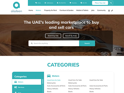 Website Design "Aladeen" Design On Figma app design ui uiux design ux webapp design website