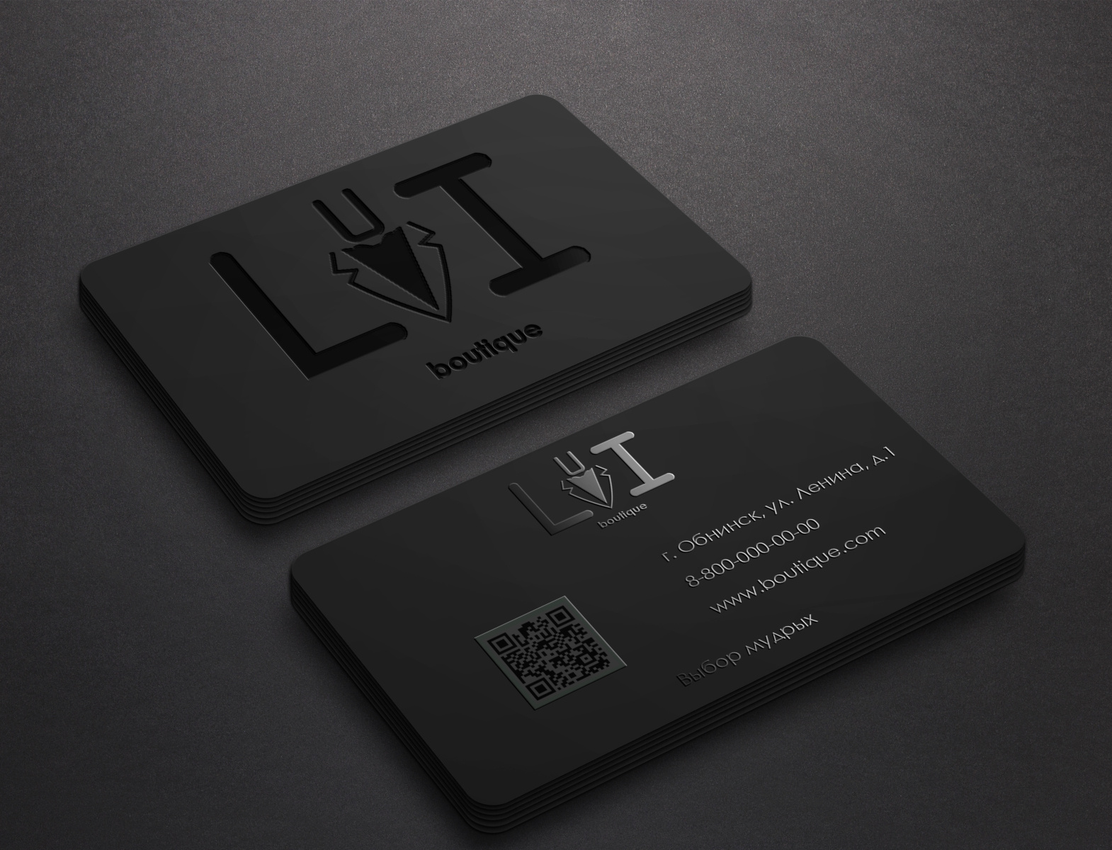 Визитка by Ирина on Dribbble