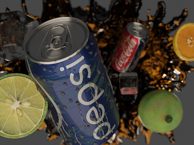 Advertising concept (made-up product) - "Pepsi-coca"