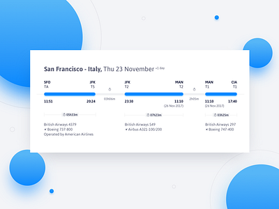 Flight Itinerary