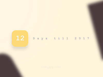 [UI Day 07] - Countdown Timer (Daily UI) affinity designer daily ui design light minimal ui visual