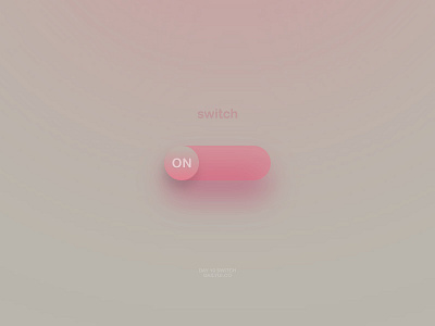 [UI Day 10] - Switch (Daily UI) affinity designer daily ui design light minimal ui visual
