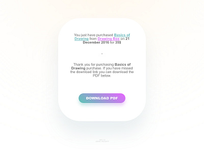 [UI Day 12] - Email Receipt (Daily UI)