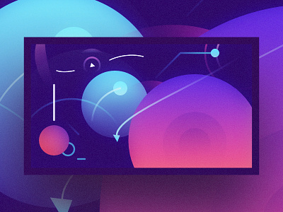 ▲ Lets Make Shapes ▲ | 46 | Abstract affinity designer design glow gradient graphics letsmakeshapes sci fi shape visual