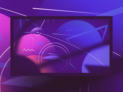 ▲ Lets Make Shapes ▲ | 47 | Abstract affinity designer design glow gradient graphics letsmakeshapes sci fi shape visual