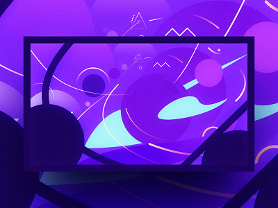 ▲ Lets Make Shapes ▲ | 50 | Abstract affinity designer design glow gradient graphics letsmakeshapes sci fi shape visual