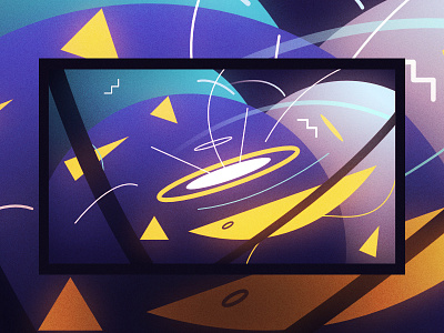 ▲ Lets Make Shapes ▲ | 54 | Abstract affinity designer design glow gradient graphics letsmakeshapes sci fi shape visual