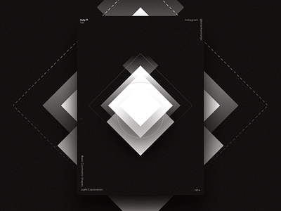 Basic Geometric Shapes Light Exploration - 4 dark geometric gradient grunge light noise shapes wallpaper