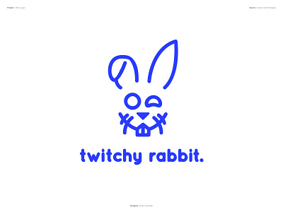 Thirty Logos : Twitchy Rabbit - Design affinity designer design graphics logo shape visual