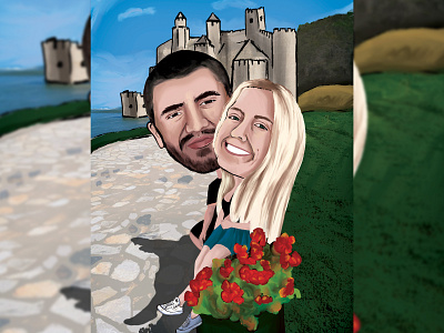 Couple Digital Drawing design digital drawing illustration