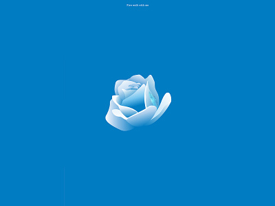 Blue Rose design digital digital drawing illustration movie movie poster psd