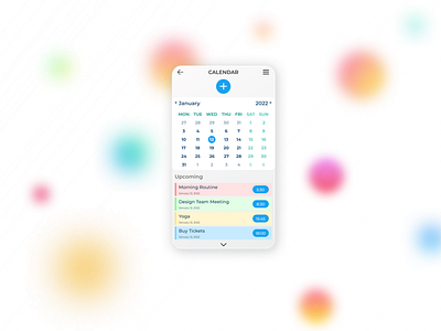 DailyUI #038 Calendar