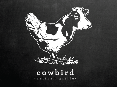 Cowbird Artisan Grille branding logo