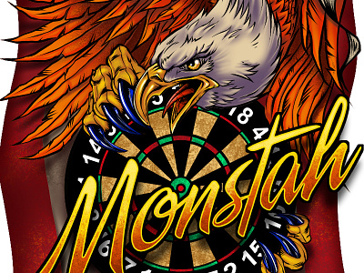 Monstah Clothing american flag dartboard eagle hawaii monstah clothing murica