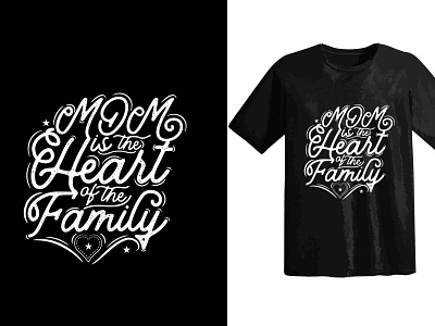 Mother's Day T-shirt Design beautiful