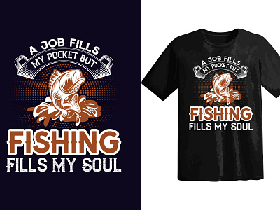 Fishing T-shirt Design Template