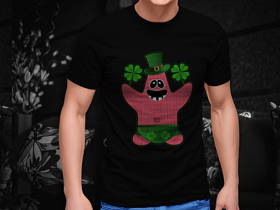 Spongebob St. Patrick's day t-shirt Design