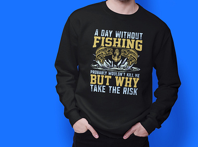 Fishing T-shirt design t shirt template