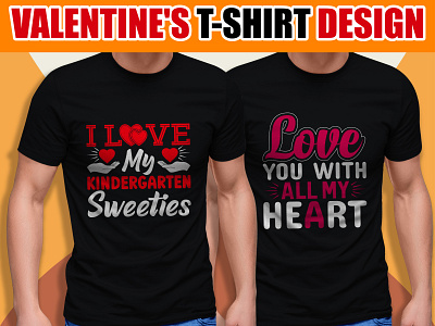 Valentine's day t shirt designs text