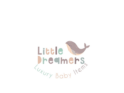 Little Dreamers luxury baby items branddesign branding design logo typography