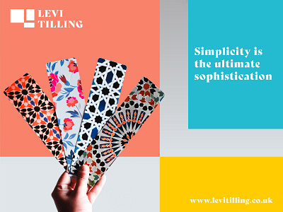 Levi Tilling | Home Decoration brand identity brand strategy branding business card logo design