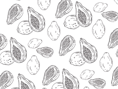 papaya design illustration vector