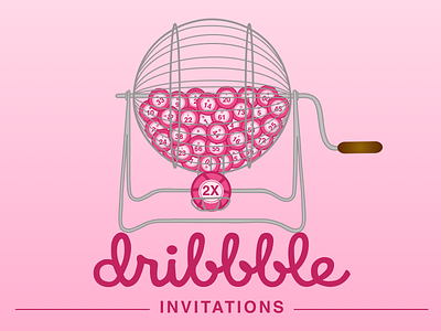 2 Dribbble invites dribbbleinvite invitation invite twoinvites