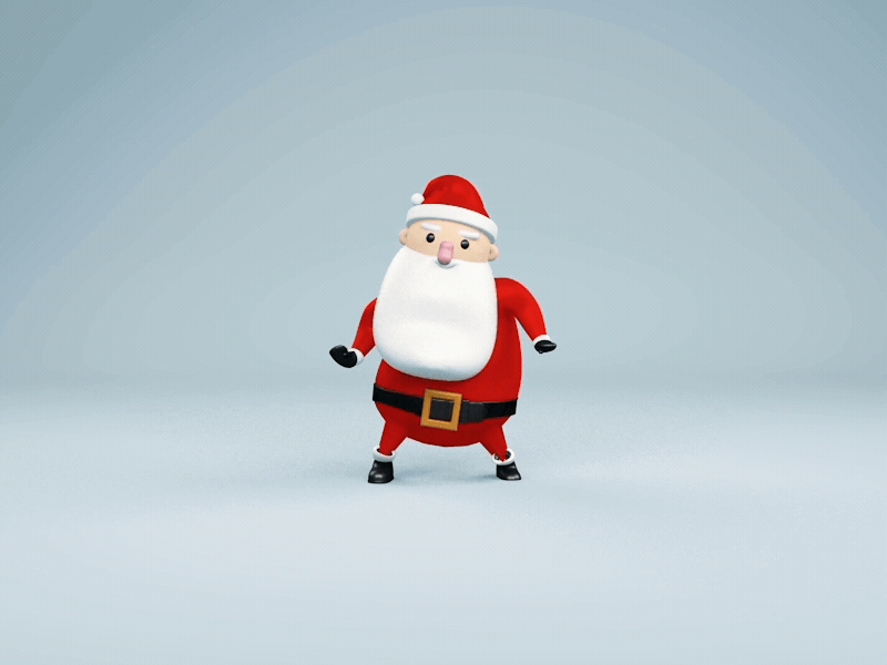 Holiday Hips 3d character christmas cinema4d dancing model santa