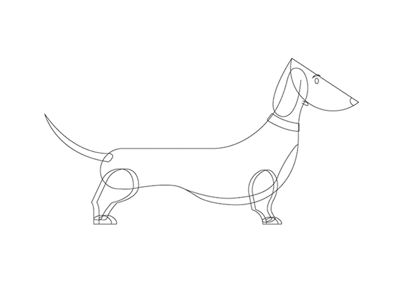 Dog dachshund dog progress wip