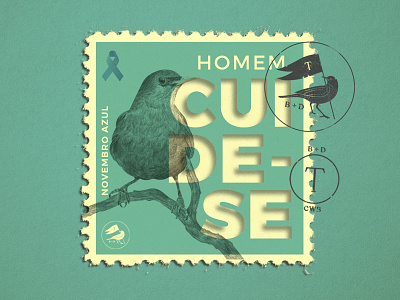 Turdus "Novembro Azul" Stamp