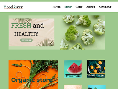 Grocery website