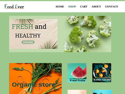 Grocery website