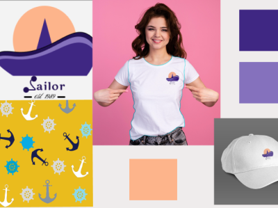 sailor logo animation branding design figma graphic design illustration logo product design ui vector website