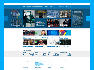 ISCTE-IUL university website redesign