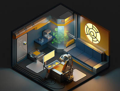 VR Room 3d 3d illustration 3d modeling blender design graphic design illustration indonesia isometric jakarta room vr vr room wira wira buana wirabuana