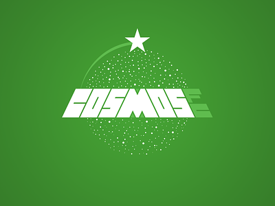 CosmosFC logo branding logo logotype soccer typography vector