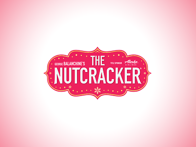 Pacific Northwest Ballet's Nutcracker Logo ballet branding dance logo logotype theater typography vector