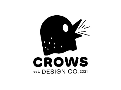 Crows Design Co. logo branding graphic design logo