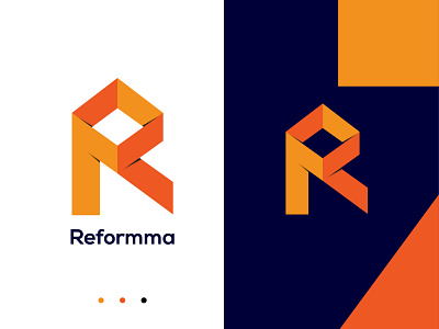Modern R Letter + Reformma Modern logo branding design graphic design icon illustration letter logo logo logo design modern r letter logo r letter logo reformma logo design reformma modern logo vector