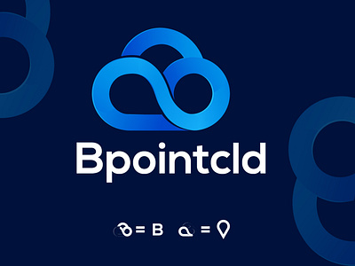 Bpointcld Modern Logo + Cloud Logo